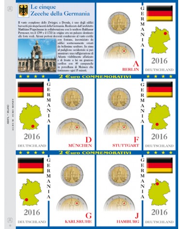 2€ delle 5 Zecche di Germania, aggiornamento 2016