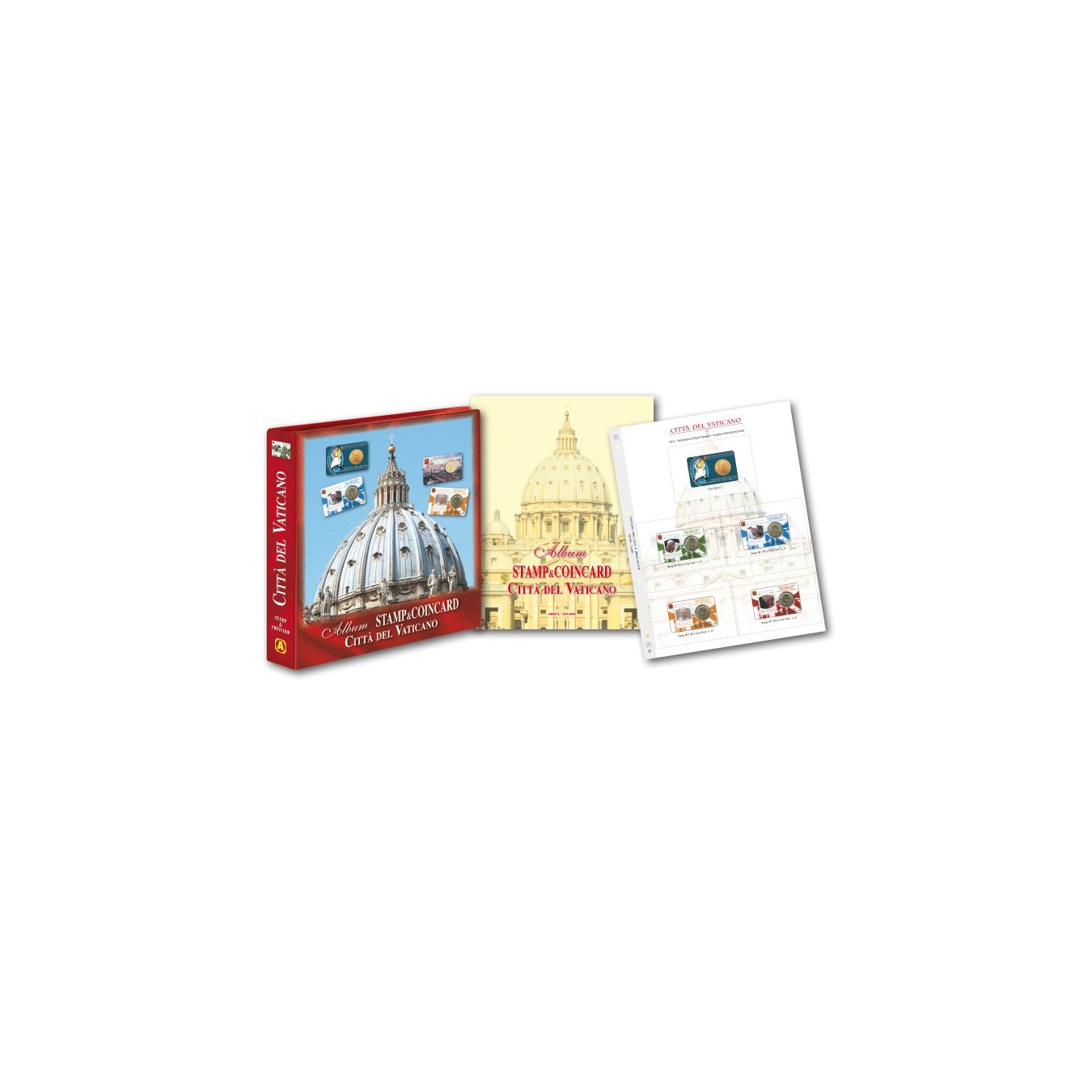 ALBUM COMPLETO COIN CARD VATICANO