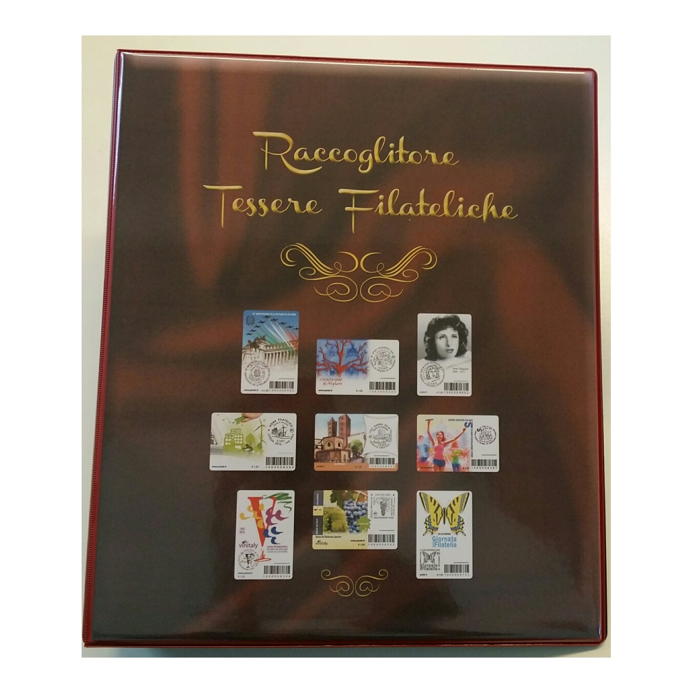 ALBUM PER TESSERE FILATELICHE