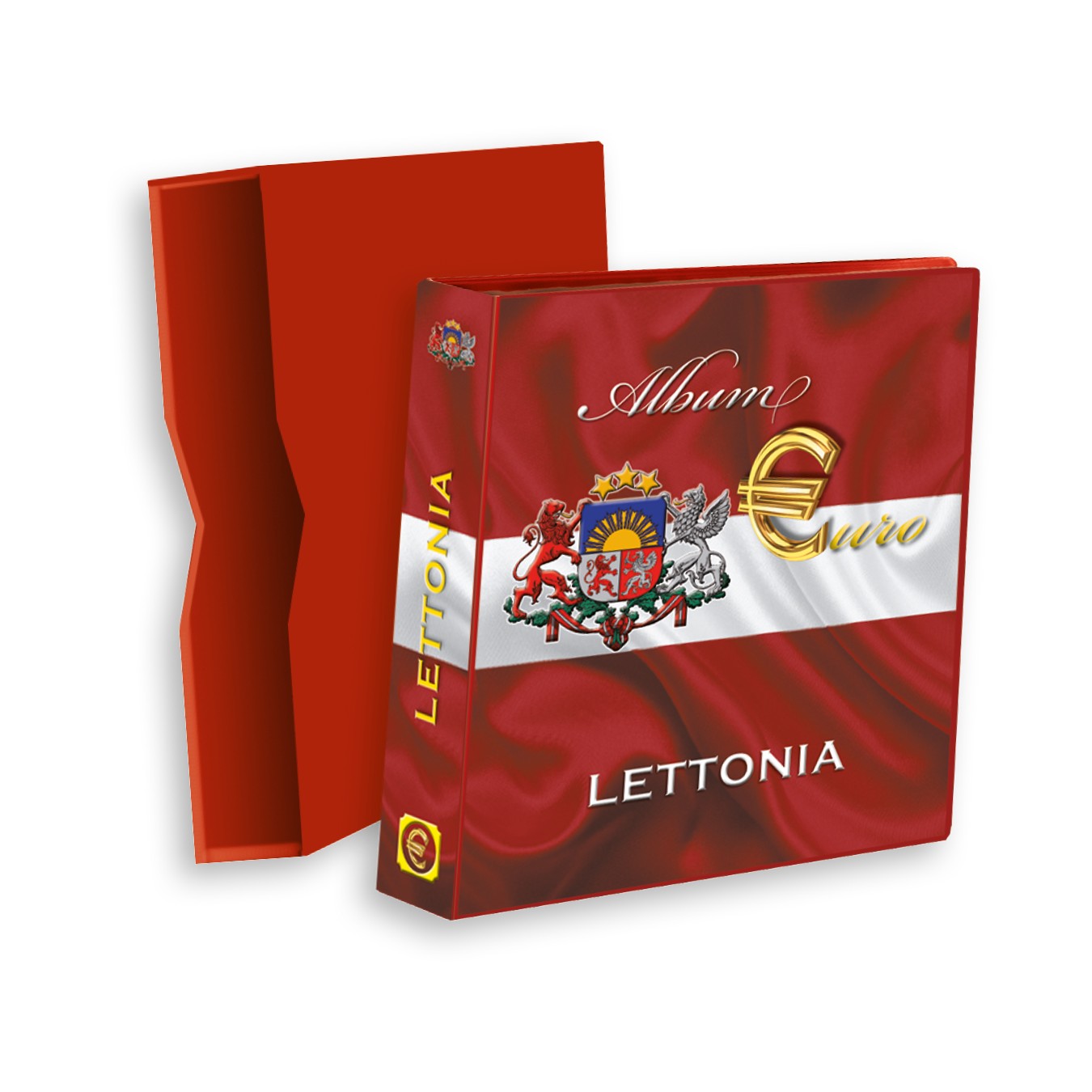 ALBUM EUROMONEY LETTONIA VUOTO