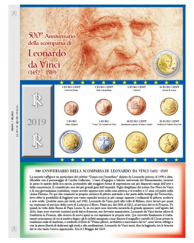 EURO ITALIA - MONETE SERIE SCIOLTE  2019