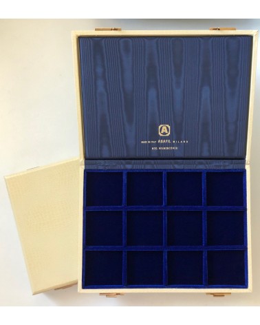 MIGNON COVER LIMITED EDITION RETTILE CREMA VELL. BLU 12 CASELLE