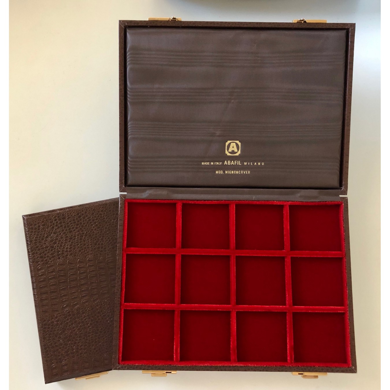 MIGNON COVER LIMITED EDITION COCCO MARRONE VELL.ROSSO 12 CASELLE