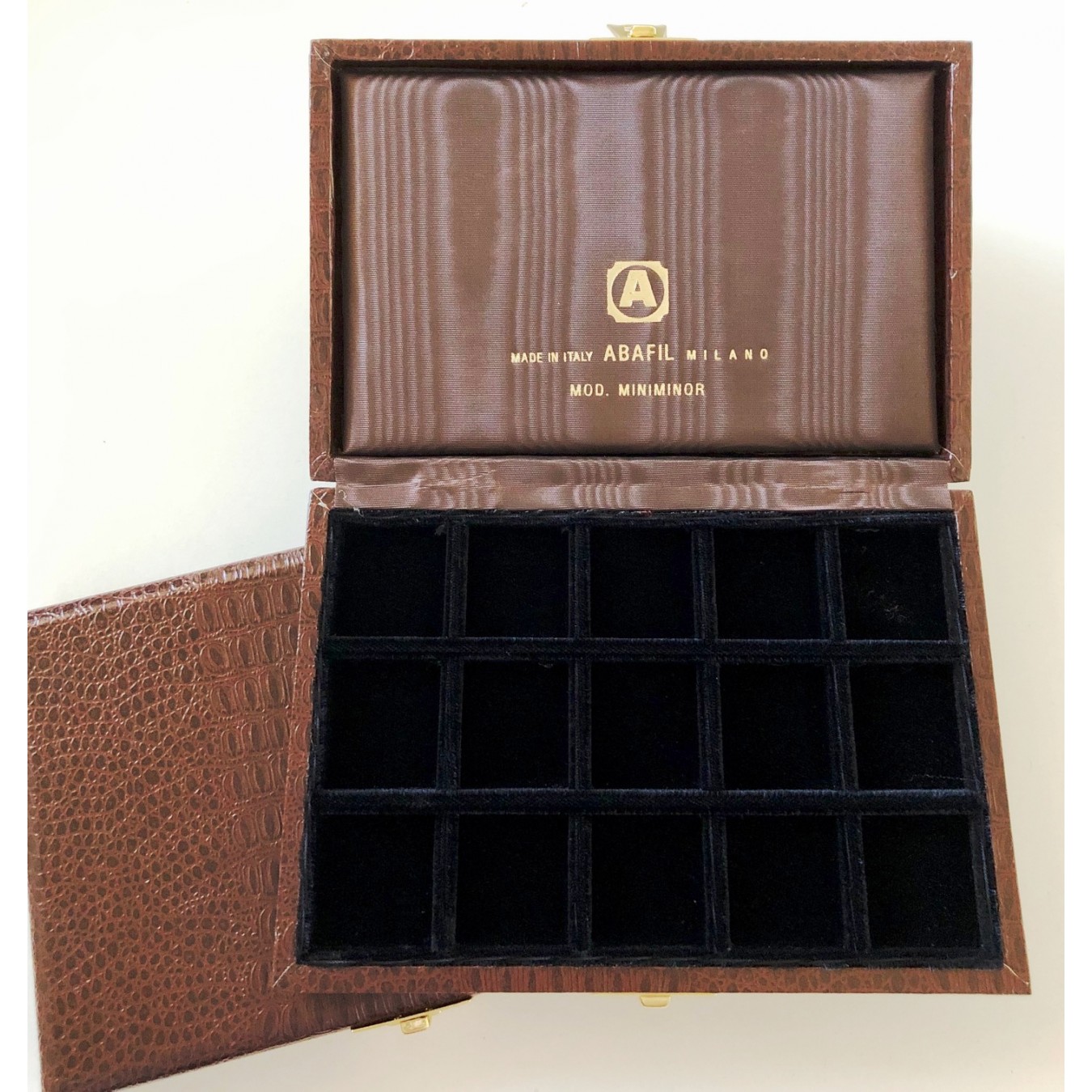 MINIMINOR 15 CASELLE COCCO MARRONE VELL. NERO
