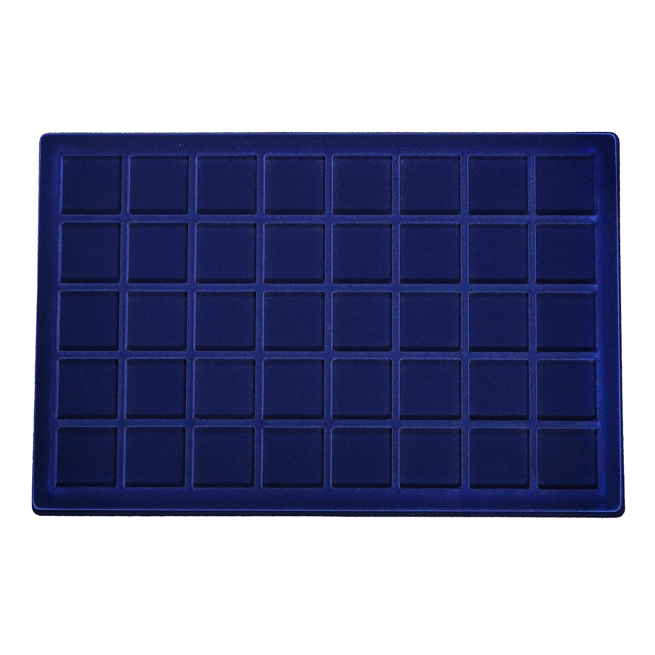 Ripiano Standard - Modello Floccato blu 40 caselle