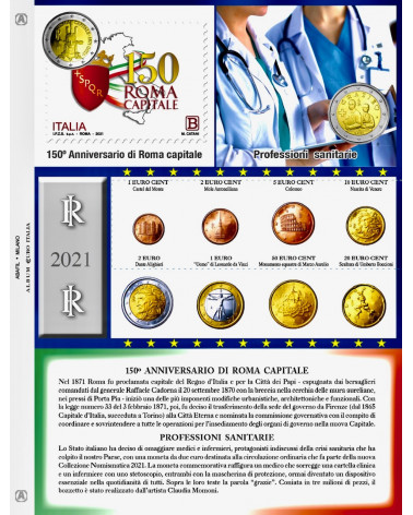 Euro Italy - Single set coins 2021