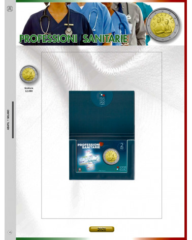 Update 2€ coin card 2021 health care professions
