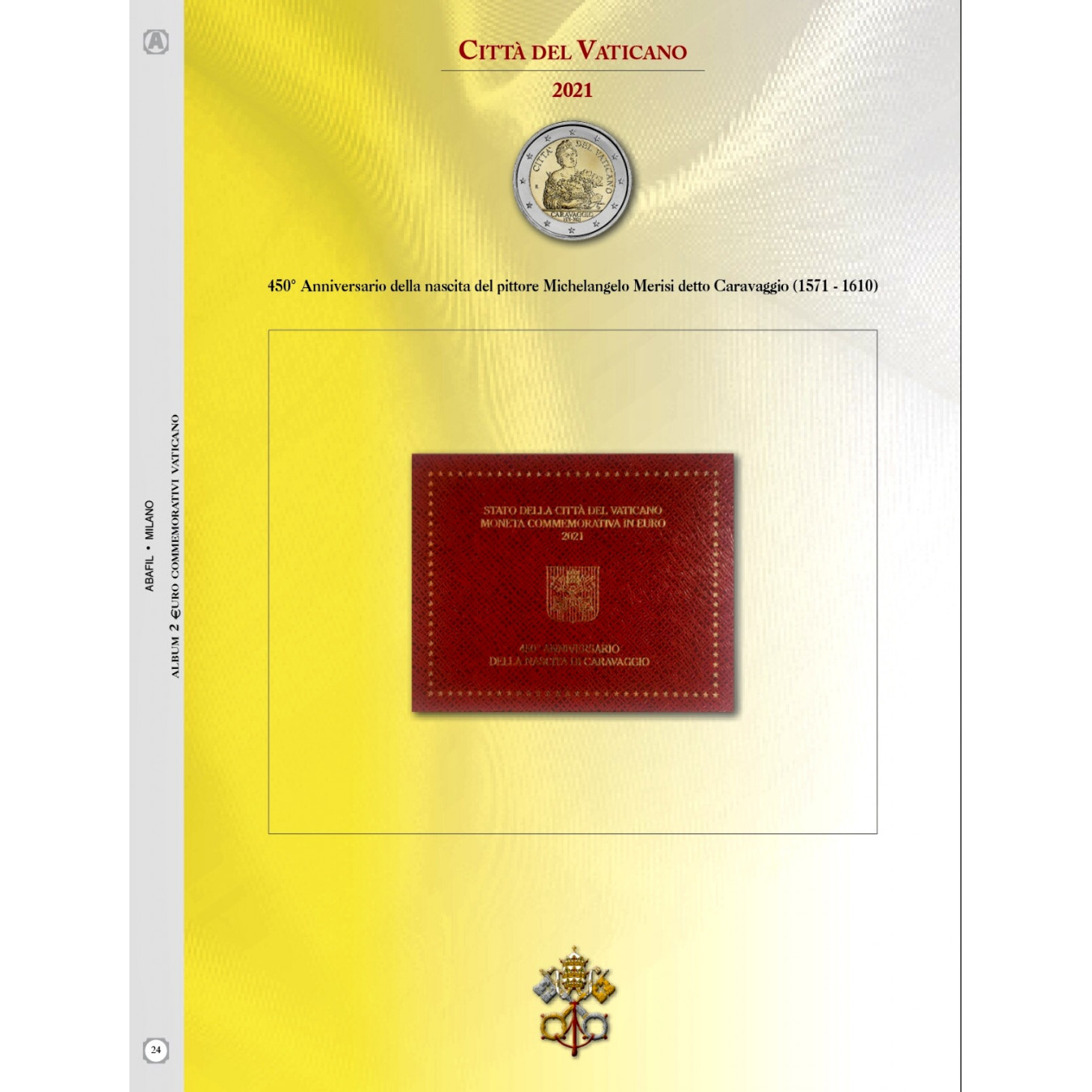 UPDATE 2€ VATICAN CITY Caravaggio 2021