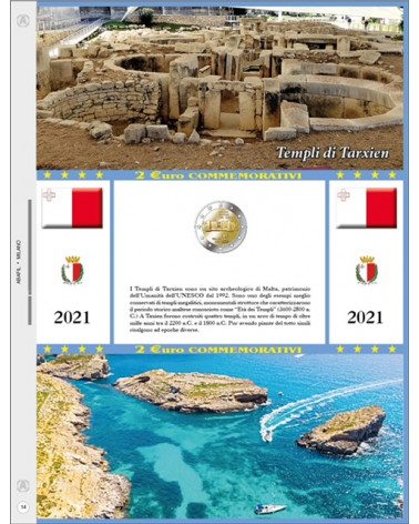 update 2€ malta 2021 TEMPLI DI TARXIEN