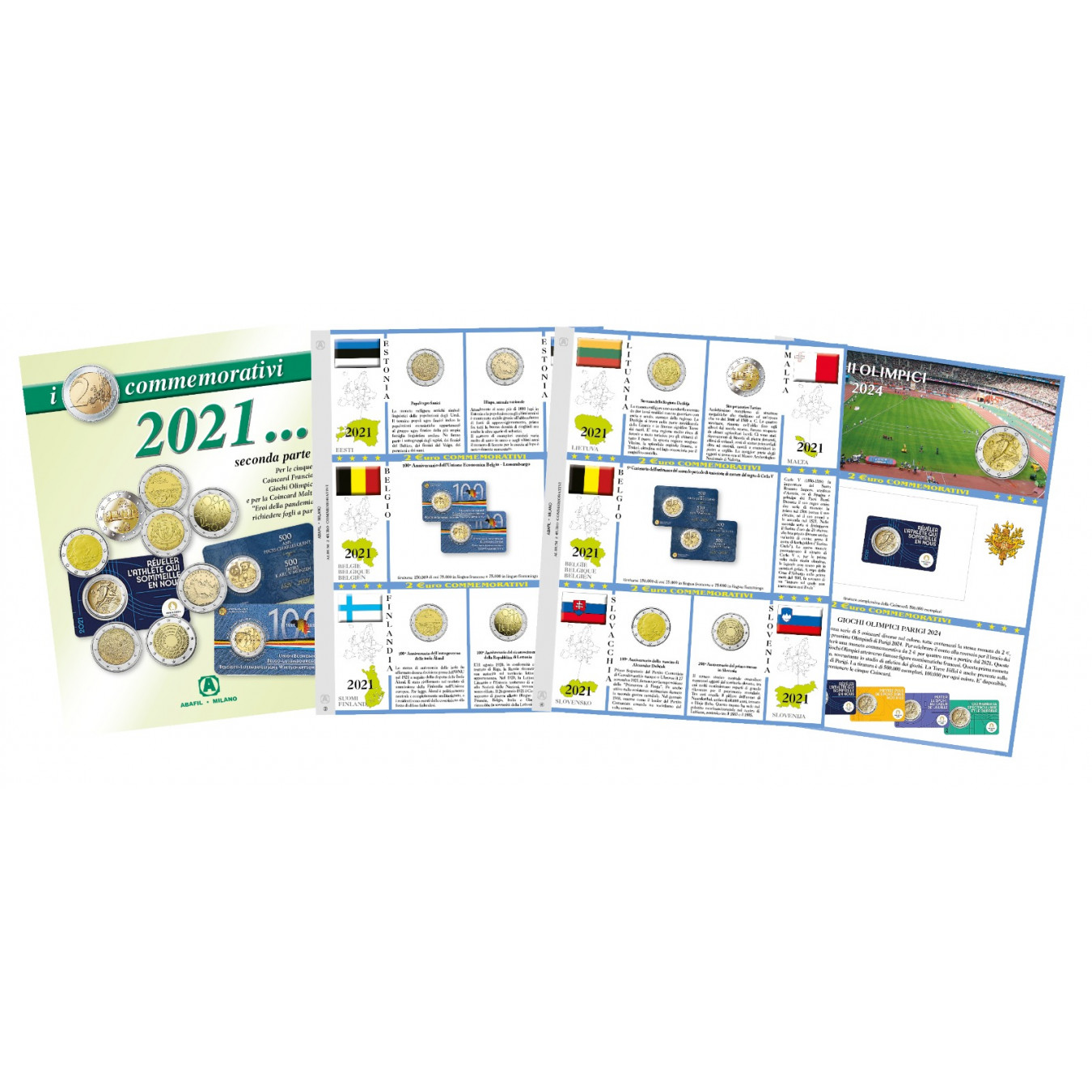 2 EURO COMMEMORATIVI 2021 SECONDA PARTE