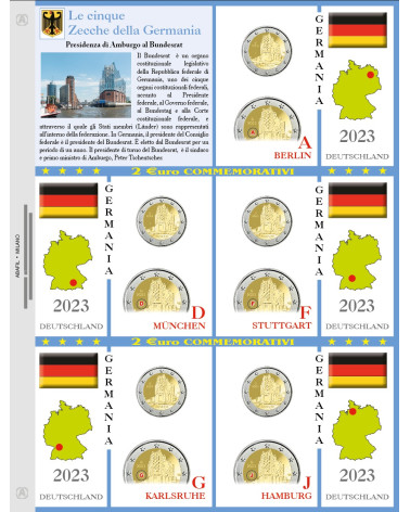 2€ of 5 mints of Germany 2023 BUNDESRAT