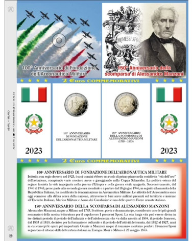 Update 2€ comm. Italy 2023 aeronautica and Manzoni