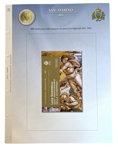 2 EURO COMMEMORATIVI 2023 SAN MARINO - LUCA SIGNORELLI
