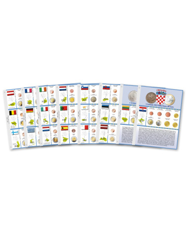 Euromoney only pages + plastic for coins 2023