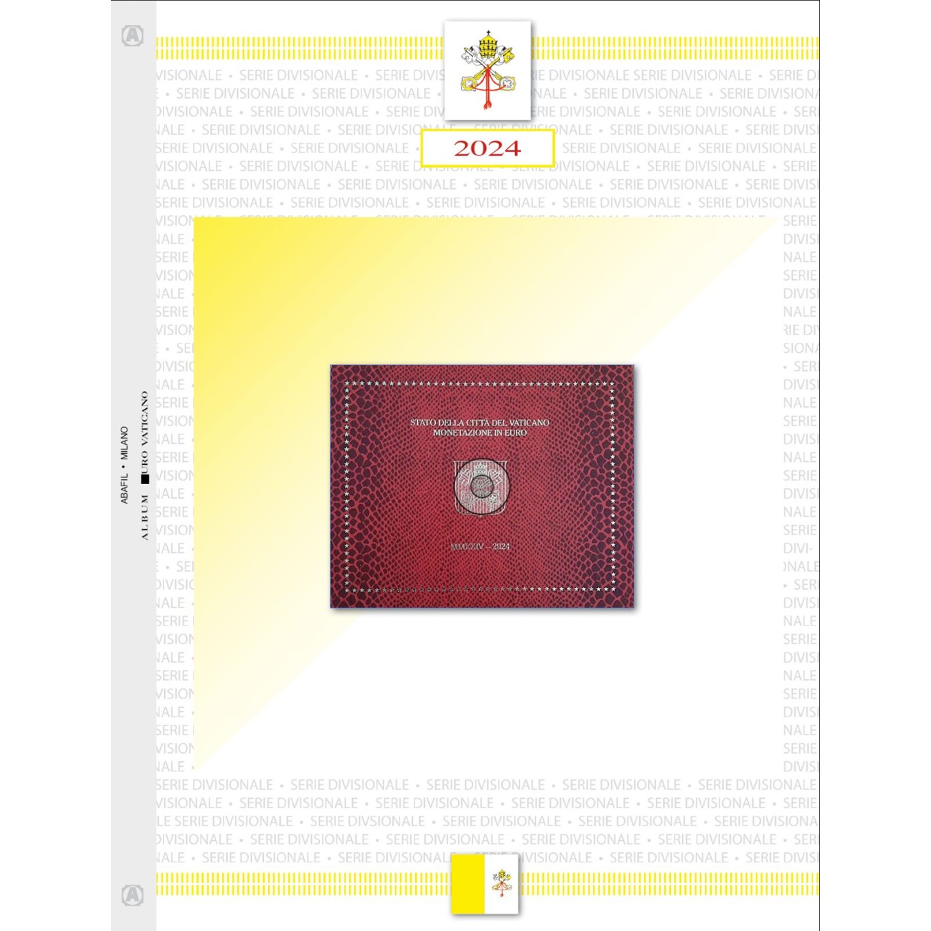 Foglio divisionale Vaticano 2024 (8 monete)