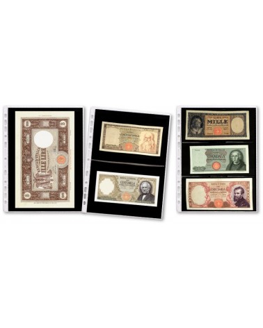 Tasche Paper Money a 2 settori orizzontali