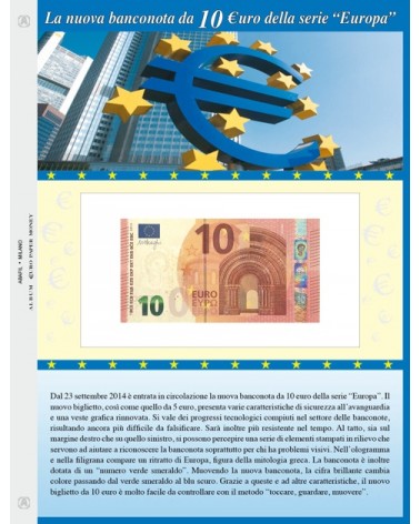 Foglio per banconota 10 Euro