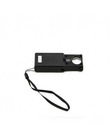 LENTE INGRANDIMENTO TASCABILE CON LUCE + LED UV