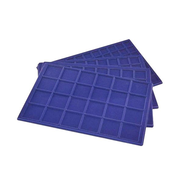 Blue standard felt trays