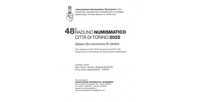 48° Raduno Numismatico Città di Torino